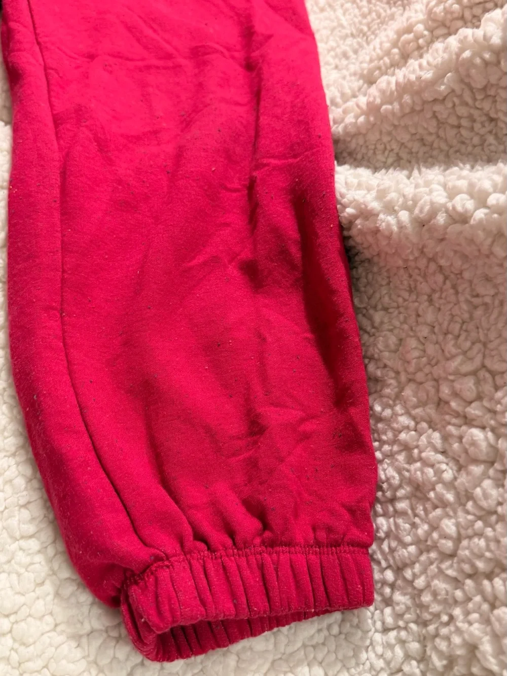 ⁠Mondetta Girls 2 Piece Hoodie Sweatpants Set Pink Speckled Size M 10/12⁠